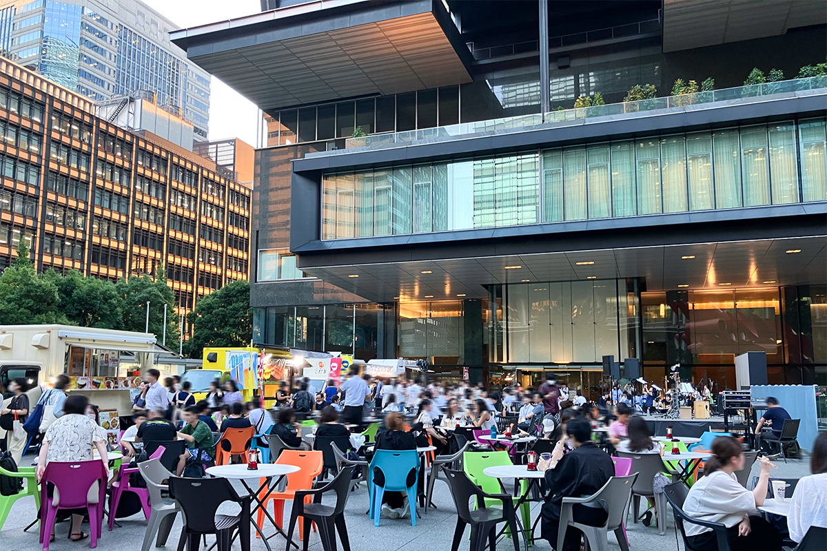 【東京サンケイビル】通り道を心地よい滞在へ